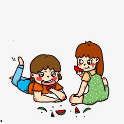 吃瓜群众画图图片素材库,趣味横生的日常生活剪影